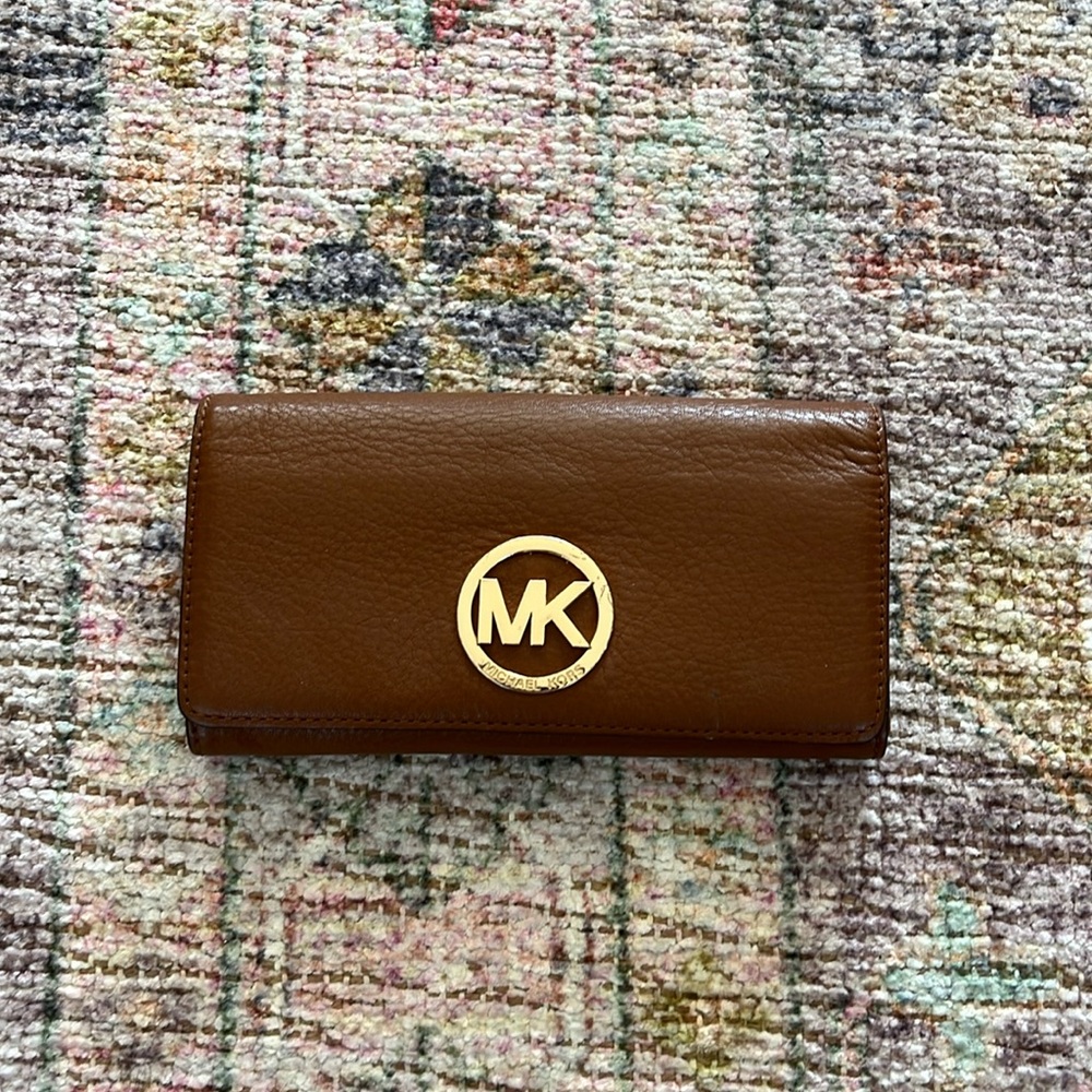 Michael Kors Brown Leather Wallet